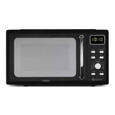 Image of Tower 800W 20L Digital Microwave in Black/White with Mirror Finish T24041