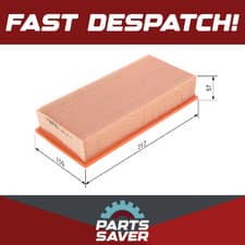 Image of Air Filter 1457433750 Bosch 1500404 6610580 92VB9601HA 5021184809 3475706 S3750