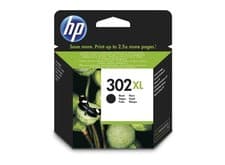 Image of HP 302XL Black Ink Cartridge High Yield Original Single Pack F6U68AE Brand New