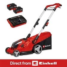 Image of Einhell Cordless Lawnmower 41cm PXC 36V GP-CM 36/41 With 2 Batteries + Charger