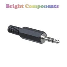 Image of 2x 3.5mm Stereo Jack Plug for Audio Cable - Pack of 2 - UK Seller
