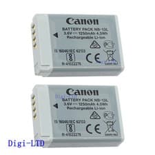 Image of 2Pcs Original Canon NB-13L NB13L Battery for PowerShot SX620 SX720 SX730 SX740HS