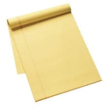 Image of 10 Pack Q-Connect Ruled Stitch Bound Executive Pad 50 Pages A4 Yellow Free 24h