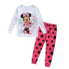 Image of Micky Minie Mouse Kid Boys Girls Pyjamas Pjs Set Sleepwear Long Sleeve Nightwear