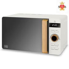 Image of Swan SM22036LWHTN Nordic LED Digital Microwave with Glass Turntable,6 Power EACH