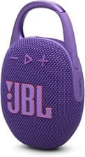 Image of JBL Clip 5 Purple Portable Bluetooth Speaker IP67 USB-C 12h Playtime BT 5.3 7W