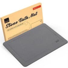 Image of Stone Bath Mat Diatomaceous Bathroom Shower Non-Slip Super Absorbent Quick Dry