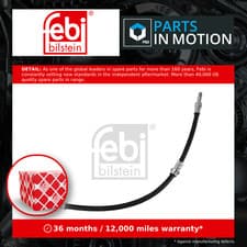 Image of Brake Hose fits BMW 330 E46 3.0 3.0D 00 to 07 Hydraulic 34301165174 Febi Quality