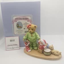 Image of New 2015 Cherished Teddies JAN CHRISTMAS FIGURINE 4047382 Magic Morning LIMITED