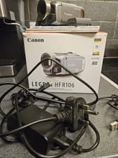 Image of Canon Legria HF R106 Full HD Video Camera, 20x Zoom, HD CMOS, SDHC - READ 1ST