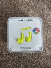 Image of Happy Plugs Joy Wireless Ear buds - In Ear TWS, Joy Yellow Colour.