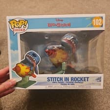 Image of Funko Pop! Rides: Disney - Lilo And Stitch - Stitch in Rocket #102 Vinyl Figure