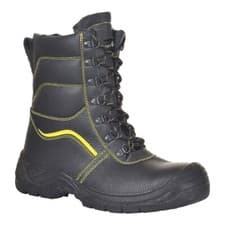 Image of PORTWEST Steelite Fur Lined Protector Boot S3 CI Black Water Resistant FW05