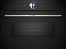 Image of Bosch Series 8 Built-in Compact Oven with Microwave Function Black CMG7761B1B