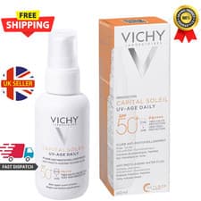 Image of Vichy Capital Soleil UV-Age Daily Invisible Face Sun Protection SPF50+ 40ml