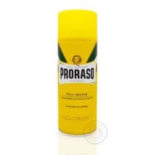 Image of PRORASO Shaving Foam Can Yellow/Dry Skin Nourishing Cocoa Butter 400ml