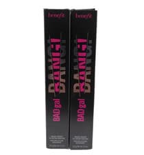 Image of Benefit BADgal BANG! Volumizing Mascara 2 x 8.5g Shade Intense Pitch Black New