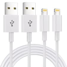 Image of 2Pack 1.8M Iphone Charger Cable [Apple Mfi Certified] Lightning to USB Cable Lea