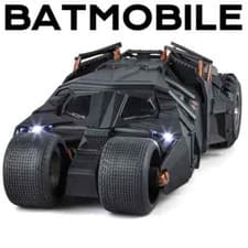 Image of Large Scale 1:18 Batmobile Car Model Toy The Dark Knight Trilogy Sound Light