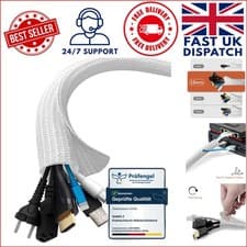 Image of Durable Self-Closing Cable Sleeve, 13mm x 3m for Safe Home Wire Management