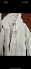 Image of Adidas Women Big Baffle Down Jacket Size 6-8Padded Coat RRP£250
