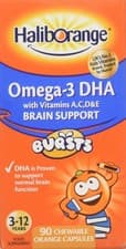 Image of Haliborange Kids Omega-3 Chewy Orange, 90 Count, 100 grams