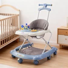 Image of Baby Walker Bouncer First Steps Push Along Activity Music Ride On Car Melody