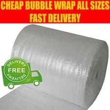 Image of SMALL & LARGE BUBBLE WRAP - 300mm 500mm 600mm 750mm 900mm 1000mm x 10m 50m 100m