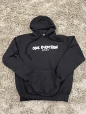 Image of One Direction, black hoodie