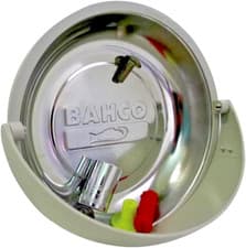 Image of Bahco Stainless Steel Round Magnetic Parts Dish Tray With Rubber Base, BMD150