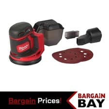Image of Milwaukee M18BOS125-0 18V 125mm Compact Random Orbit Sander Body Only