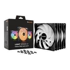 Image of 140mm be quiet! Light Wings LX High Speed Triple Pack(3), Black, 9 Blade, 1800RP