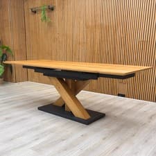 Image of Furniture Village ‘Aydin’ Extending Dining Table Solid Oak 150-210cm RRP £1095