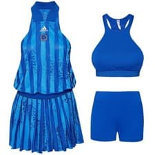 Image of ADIDAS TENNIS DRESS. ORIGINALS AEROREADY SET OFF 3. UK 10. US 8. RRP £120. NEW.