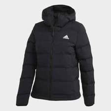 Image of Genuine Adidas Women's Helionic Stretch Hooded Down Jacket