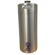 Image of 4L Mini Keg Beer Growler Stainless Steel Barrel Bottle Home Brew Naked Keg UK