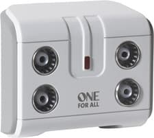 Image of One for All SV9604 4-Way TV Signal Booster and Splitter for Enhanced Reception