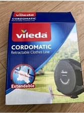 Image of Vileda Cordomatic Retractable Clothes Line Up To 15m Washing Line New Boxed!