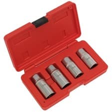 Image of Sealey Stud Extractor Set 4pc 1/2"Sq Drive Metric