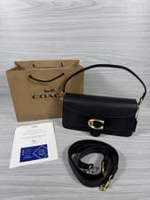 Image of COACH TABBY 26 SHOULDER BAG BLACK/GOLD CH857 NEW