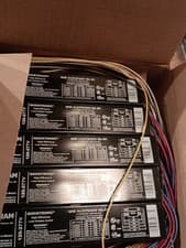 Image of OSRAM QHE4X32T8/UNV ISL-SC, (1) BOX OF (10) 4 lamp elec 120/277V BALLAST - NEW-B