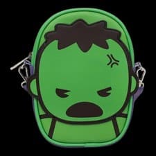 Image of Buckle-Down Marvel Avengers Kawaii Hulk Character Mini Crossbody Bag/Purse