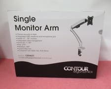 Image of New Contour Ergonomics CE04631 Single Monitor Arm Black/Silver