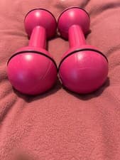 Image of Davina McCall Pink Dumbbells 1.13kg Weight Set