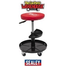 Image of Sealey SCR10COMBO SCR10 Mechanic's Seat and Tool Tray Combo
