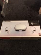 Image of Meta Quest 2 Virtual Reality Headset 128GB with Controllers (SEE DESCRIPTION)
