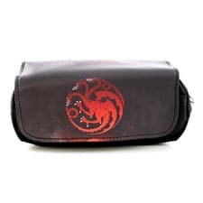 Image of Game of Thrones - House Targaryen Travel Bag NEW GoT Clutch Wallet Pencil Case