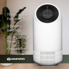 Image of Daewoo Air Purifier Ultra Quiet with HEPA Filter and Sleep Mode For Cleaner Air