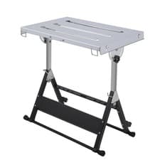 Image of 30"x20"Folding Workbench Welding Table,400lbs,with Casters & Adjustable Angles