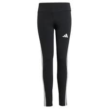 Image of adidas Girl's Essentials 3 Stripes Leggings, 11-12 Years, Black / White 